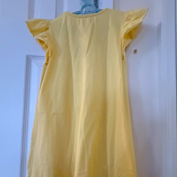 Pre-Loved Little Kids Ruffle Sleeve Cotton Casual Bunny Tunic 8yo - Picture 2 of 8